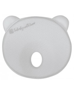 Бебешка мемори ергономична възглавница KikkaBoo -  Bear Airknit, сива