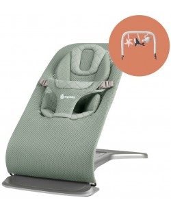 Бебешки шезлонг 3 в 1 Ergobaby - Evolve, Sage Green