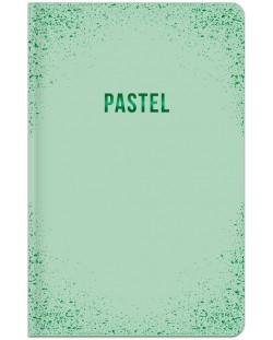 Бележник Lastva Pastel - А6, 96 л, офсет, редове, зелен