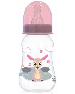Бебешко шише Lorelli Baby Care - 125 ml, розово