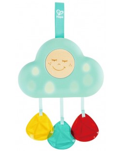 Бебешка музикална играчка Hape - Светещо облаче