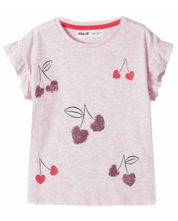 Бебешка тениска Minoti - Cherry 2