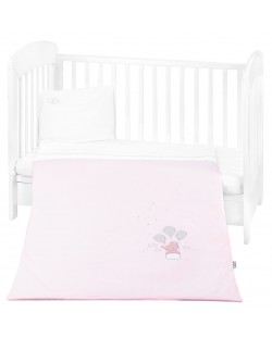Бебешки спален комплект от 3 части Kikkaboo Dream Big - С бродерия, Pink