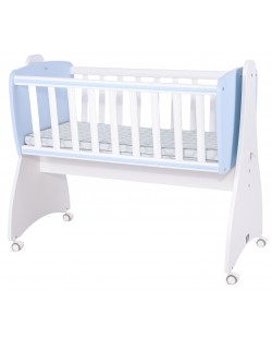 Бебешко легло-люлка Lorelli - First Dream, бяло/синьо