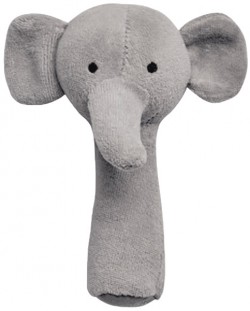 Бебешка дрънкалка Jollein - Elephant Storm Grey