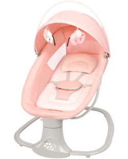 Бебешка електрическа люлка KikkaBoo - Winks, Pink, 82 x 67 x 83 cm