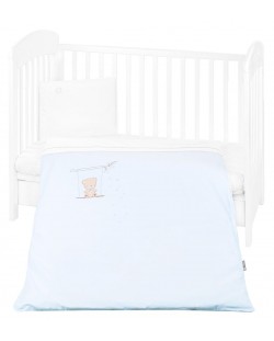 Бебешки спален комплект от 3 части Kikkaboo Dream Big - С бродерия, Blue
