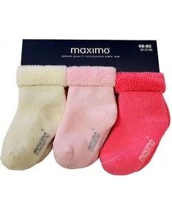 Бебешки хавлиени чорапи Maximo - За момиче