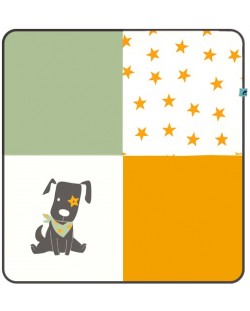 Бебешка пелена Rach - Doggy, 85 х 85 cm, оранжева