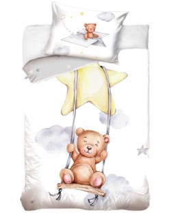 Бебешки спален комплект Sonne - Мече на люлка
