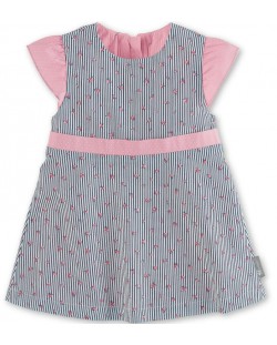 Бебешка рокля с UV 30+ защита Sterntaler - На райе, 86 cm, 12-18 мeсеца