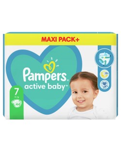 Бебешки пелени Pampers - Active Baby 7, 40 броя 