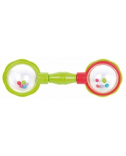 Бебешка дрънкалка Canpol - Гира с топчета, зелена