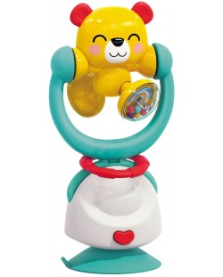 Бебешка активна играчка с вакуум Hola Toys - Мече акробат