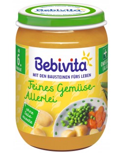 Зеленчуково пюре Bebivita, 190 g