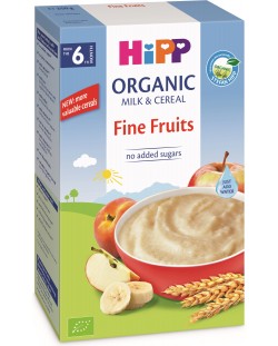 Био инстантна млечна каша Hipp - Меки плодове, 250 g