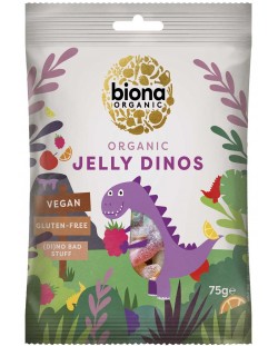 Био желирани бонбони Biona – Динозаври, 75 g