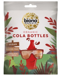 Био желирани бонбони Biona – Бутилки Кока-кола, 75 g