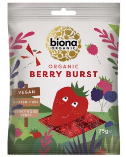 Био желирани бонбони Biona – Горски плодове, 75 g