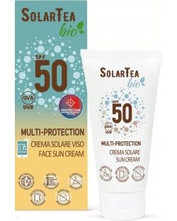 Solar Tea Био слънцезащитен крем за лице, SPF 50, 50 ml