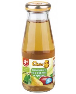 Био сок Слънчо - Ябълка и круша, 200 ml
