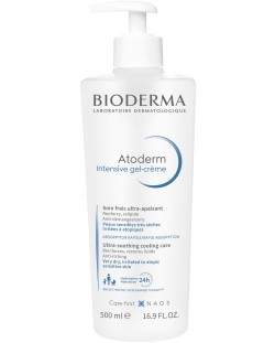 Bioderma Atoderm Успокояващ гел-крем Intensive, 500 ml