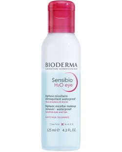 Bioderma Sensibio Мицеларна вода за очи Н2О Eye, 125 ml