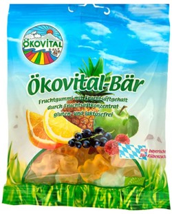 Био желирани плодови мечета Okovital - 100 g