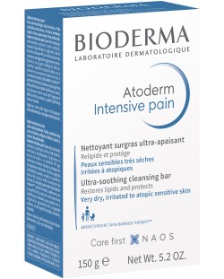 Bioderma Atoderm Силноуспокояващо измивно барче Intensive Pain , 150 g