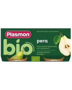 Био пюре Plasmon - Круша, 6 м+, 2 х 80 g 