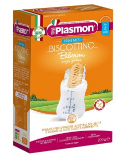 Бишкоти Plasmon - Биберон, без глутен, 200 g