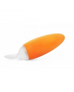 Boon Squirt Лъжичка-дозатор за хранене 4м + Оранжева