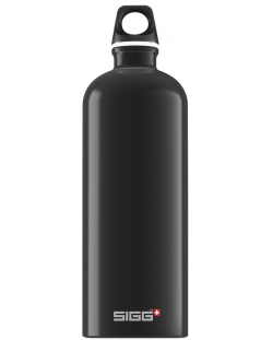Бутилка за вода Sigg Traveller – черна, 1 L
