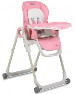 Cangaroo Детски стол за хранене с подложка Delicious Розов