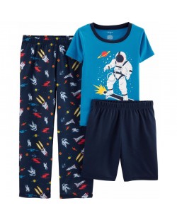 Carter's Комплект пижама 3 части 5-8 год. Космос