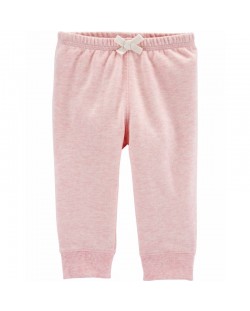 Бебешки спортен панталон Carter's - Розов, 0 - 3 месеца, 62 cm