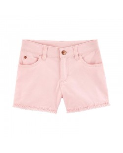 Детски къси панталонки Carter's - Розови, 5-8 години