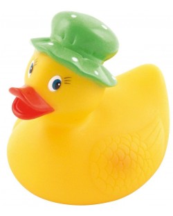 Играчка за баня Canpol- Пате със зелена шапка