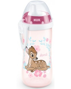 Чаша с твърд накрайник Nuk - Kiddy Cup, 300 ml, Bambi