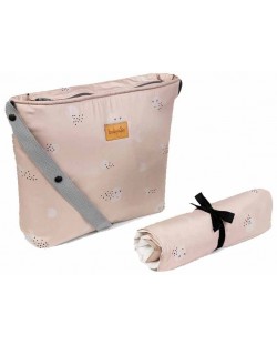 Чанта за път Baby Clic - Nuit Pink, с подложка за преповиване