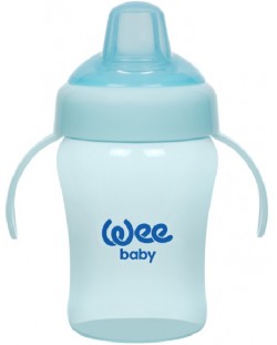 Чаша с дръжки Wee Baby Colorful, 240 ml, синя