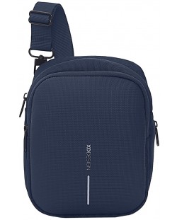 Чанта за през рамо XD Design - Boxy Sling, морскосиня