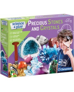 Научен комплект Clementoni Science & Play - Скъпоценни камъни и кристали