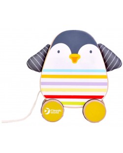 Играчка за дърпане Classic World - Пингвинче