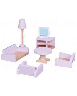 Комплект дървени мини мебели Lelin - Обзавеждане за хол