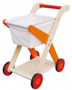 Детска количка за пазаруване Lelin - Оранжева