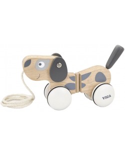 Дървена играчка за дърпане VIGA Toys - Куче