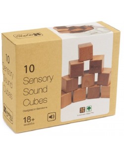 Дървена играчка Andreu toys - Сензорни кубчета