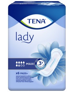 Дамски превръзки Tena Lady - Maxi, 6 броя 