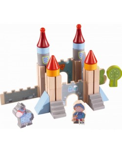 Дървени кубчета Haba - Замъкът на рицарите